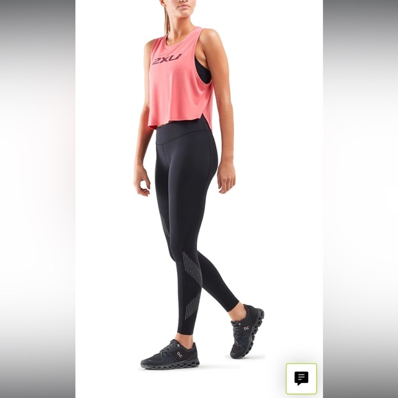 2XU Women’s Contender Crop Tank (Size: XL) - Picture 3 of 13